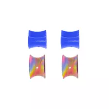 Multi-Pack Heart Swirl Tunnel Plugs- 2 Pair at Spencer's